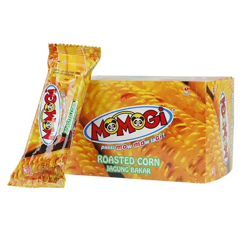 موموجي عصا الذرة المقرمشة بطعم الذرة المشوي 12 جم
