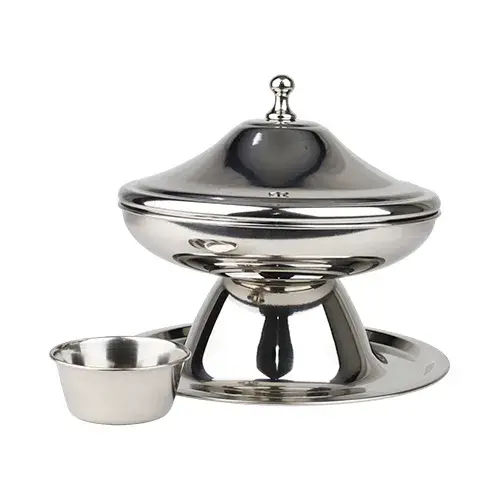 بادية تمر مع كاس غطاء استيل ساده 16 سم 930-02-232