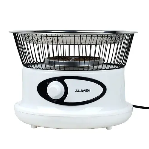 دفاية مع سخان كهربائي متعدد 1600 وات ابيض MH-202