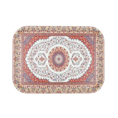 صينية بلاستيك مستطيلة مقاس 34.5*44.5 سم HH3