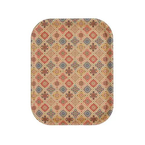 صينية بلاستيك مربعه مقاس 26.5*34.5 سم WFH1