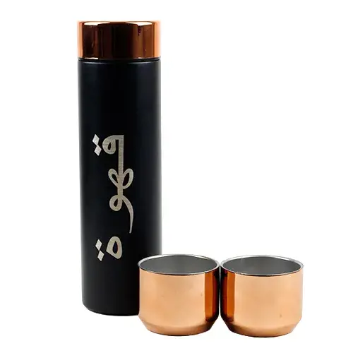 مطارة شاي قهوة استيل مع جلاص 3 قطع TEA & COFFEE17021-4