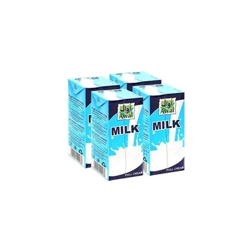 اوال حليب كامل الدسم طويل الامد 1 لتر Pack of 4