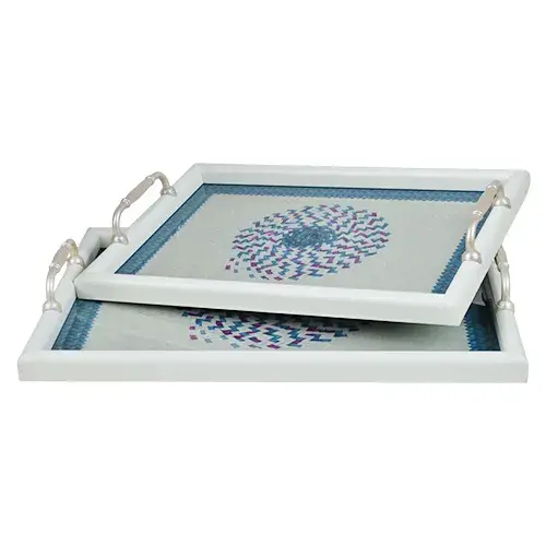 طقم صواني سفرة اخضر QY24-T115-2