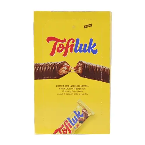 شكولاتة توفي لك بسكويت مغطى كراميل شكولاتة بالحليب 22 جم Pack of 24