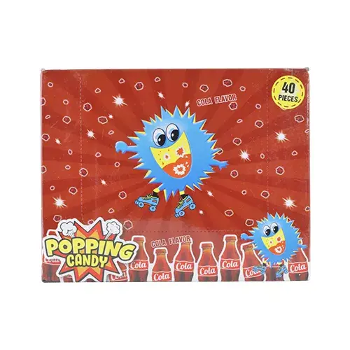 بوبنج حلوى مفرقعات بنكهة الكولا 5.5 جم × 40 حبه Pack of 40