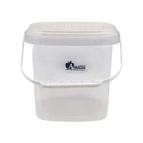 دلو بلاستيك بغطاء 3 ASHKAN-7100510