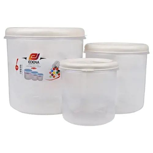 طقم حافظات بلاستيك 3 قطع EDNA5399