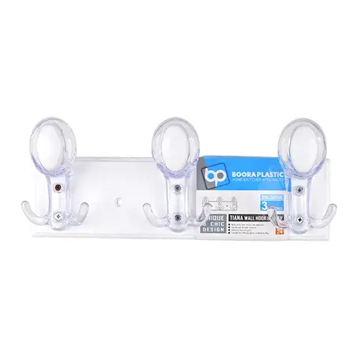 علاق ملابس كريستال 3 خطاف BOORA-3024