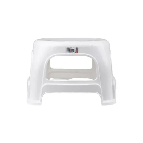 كرسي بلاستيك مقاس 14 سم اطفال ابيض IDEAL