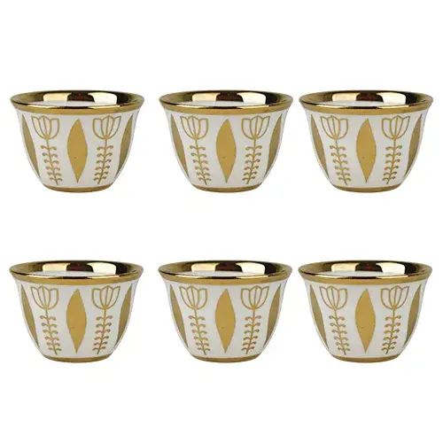 فنجان قهوة بداوي 80 مل 6 حبة 1163-54