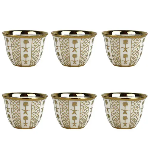 فنجان قهوة بورسلان 80 مل 6 حبة 1163-56