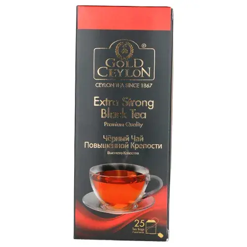 جولد سيلون شاي اسود اكياس اكسترا ثقيل 25 كيس