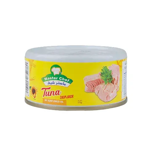 ماستر شيف تونة سكيب جاك قطع زيت دوار الشمس 170 جم