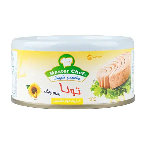ماستر شيف تونة ابيض زيت دوار الشمس 170 جم