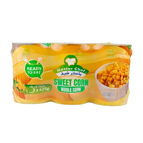 ماستر شيف ذرة حلوة كاملة 425 جم 3 حبه