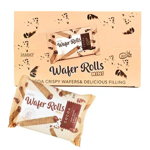 ويفر رولز اصابع رول الويفر بكريمة الكاكاو 65جم Pack of 12