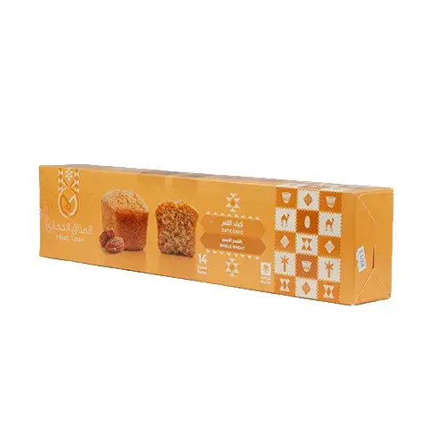 المذاق الحجازي كيك التمر بالقمح الاسمر 14 قطعة 370 جم