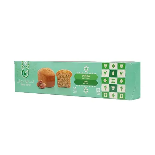 المذاق الحجازي كيك التمر بالدخن 14 قطعة 370 جم