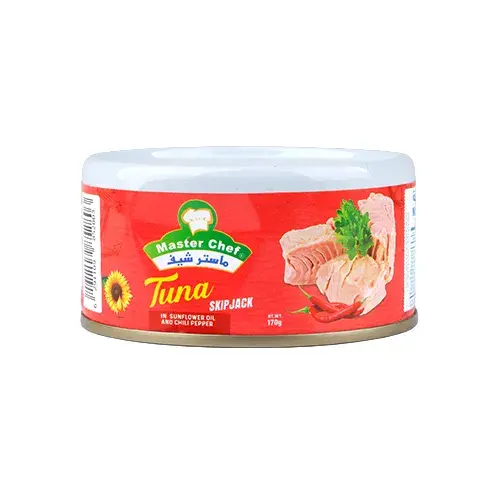 ماستر شيف تونة سكيب جاك زيت دوار الشمس بالفلفل 170 جم