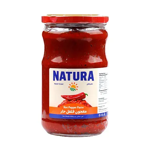 ناتورة معجون فلفل حار عبوة زجاج 650 جم