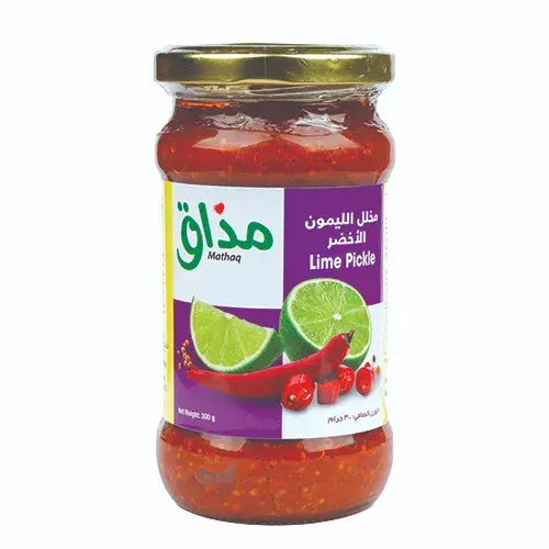 مذاق مخلل الليمون الاخضر عبوة زجاج 300 جم