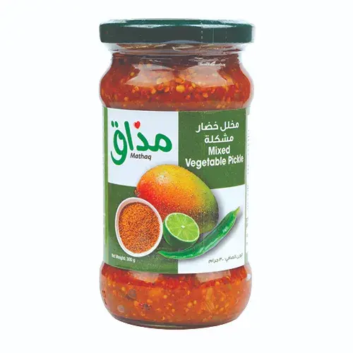 مذاق مخلل خضار مشكل عبوة زجاج 300 جم