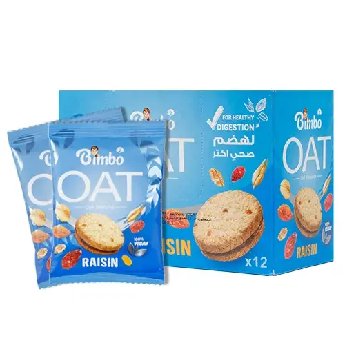 كورونا بيمبو اوت بسكويت شوفان بالزبيب 30 جم 