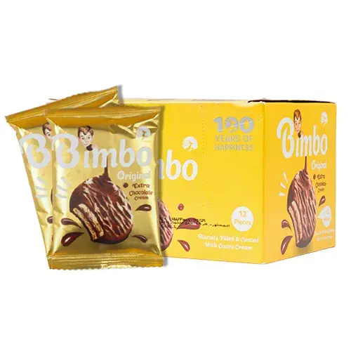 كورونا بيمبو ميني بسكويت شيكولاتة اوريجينال 30 جم 