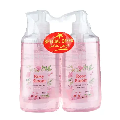 اكتف صابون يدين سائل روزي بلوم 500 ملل 2 حبه