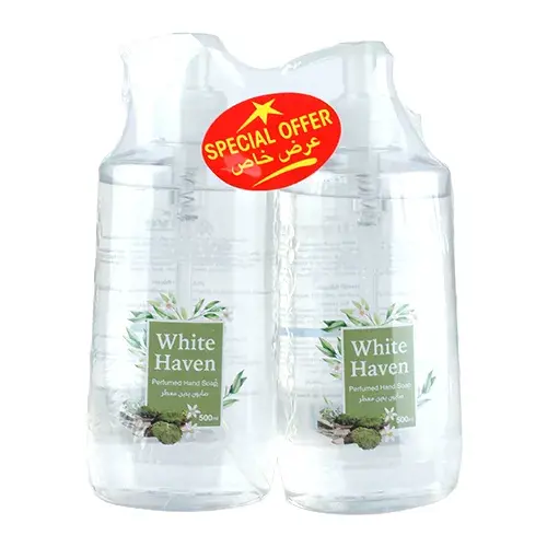 اكتف صابون يدين سائل وايت هافن 500 ملل 2 حبه