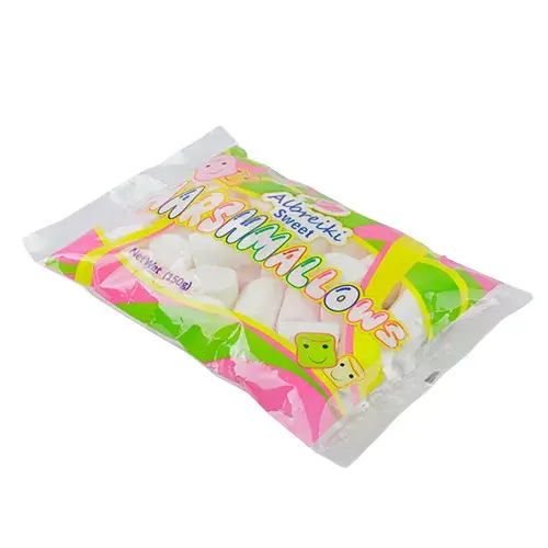 البريكي حلوى مارشميلو وردي وابيض فانيليا 150 جم 