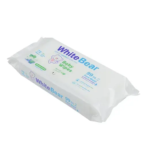وايت بير مناديل مبللة للاطفال للبشرة الحساسة 72 منديل