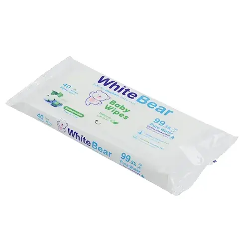 وايت بير مناديل مبللة للاطفال للبشرة الحساسة 40 منديل