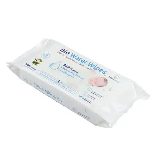 وايت بير مناديل مبللة لحديثي الولادة للبشرة الحساسة 60 منديل