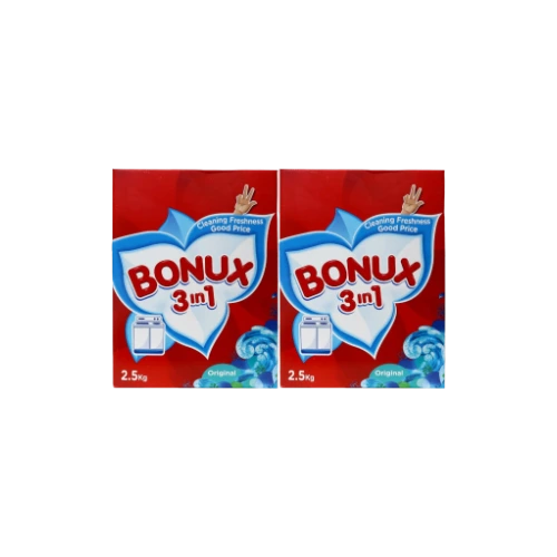 بونكس مسحوق غسيل عادي 2.5 كجم 2 حبة Pack of 2