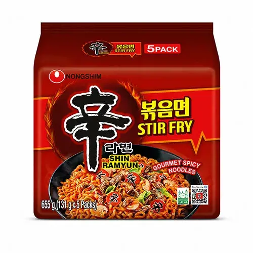 نونجشيم معكرونة شرقية شن راميون كيس 120 جم  Pack of 5