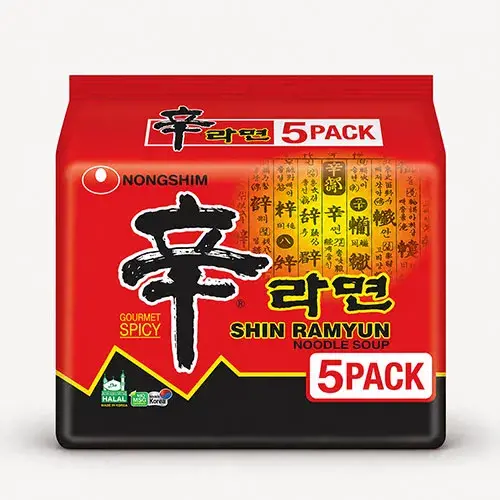 نونجشيم شعيرية مقلية شن راميون كيس 135 جم  Pack of 5