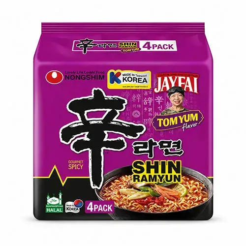 نونجشيم شعيرية شن راميون نكهة توم يوم 123 جم   Pack of 4