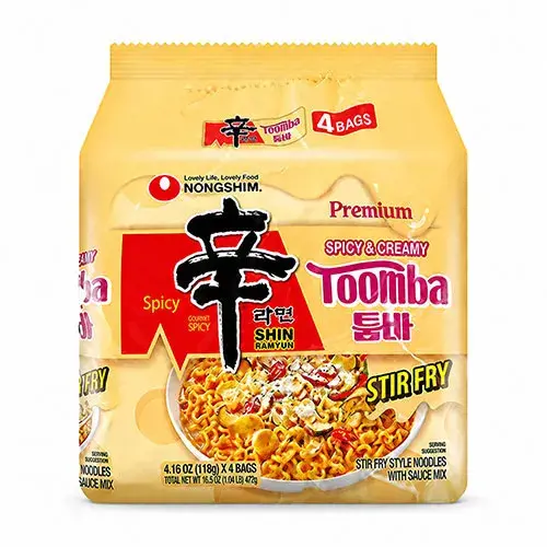 نونجشيم شعيرية شن راميون توومبا نكهة حارة وكريمة 130 جم   Pack of 5