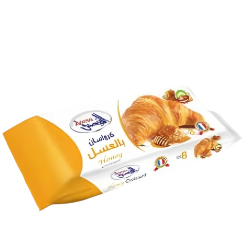 كرواسان عائلي بالعسل 480جم Pack of 8