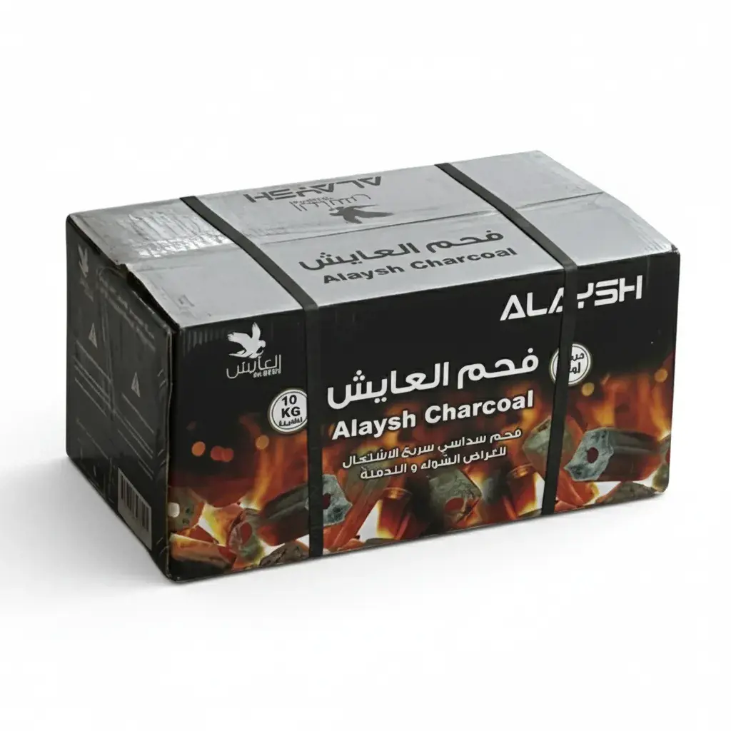 فحم العايش صيني كرتون 9-10 كجم تقريبا 