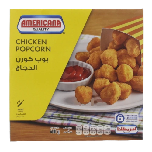 امريكانا بوب كون الدجاج 400جم Pack of 18