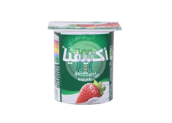 اكتفيا زبادي لاايت بالفراولة 120 جم