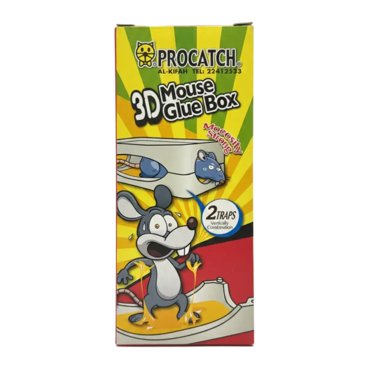 الكفاح لاصقة فئران علب