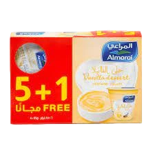 المراعي كاسترد حلى الفانيلا 5+1 مجانا 85 جم Pack of 5