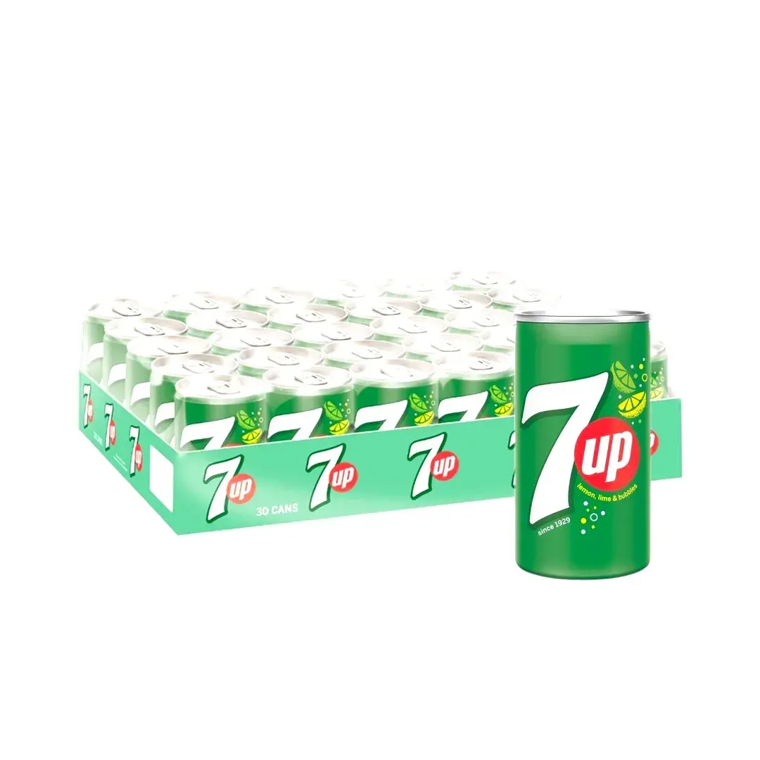 سفن اب مشروب غازي 150 مل عبوة معدن Pack of 30
