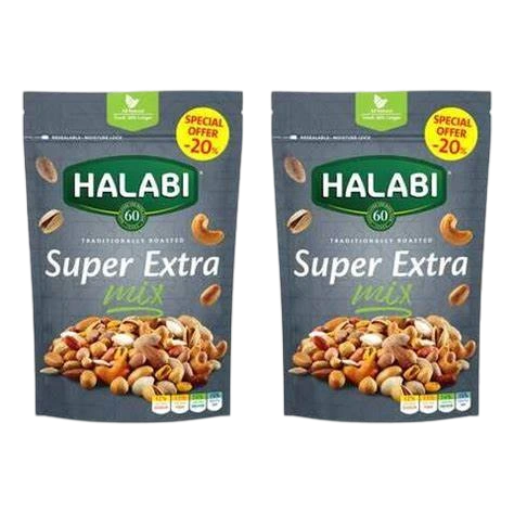 حلبي مكسرات سوبير اكسترا ميكس علبة 400 جم  Pack of 12