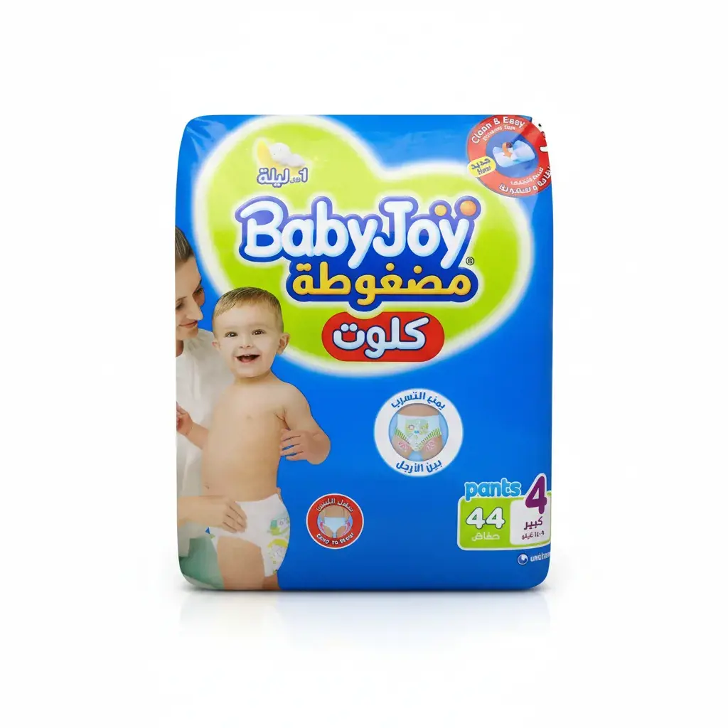 حفاضات بيبي جوي كبير رقم 4/44