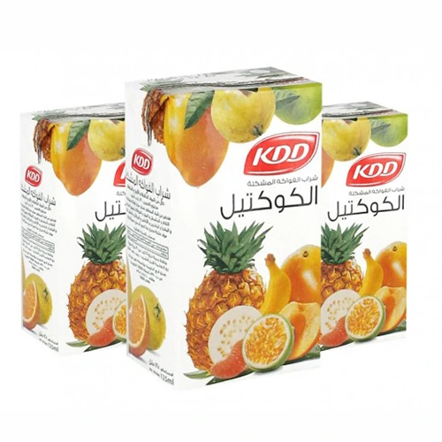 كى دى دى عصير كوكتيل كرتون 24 حبه 250 مل Pack of 24